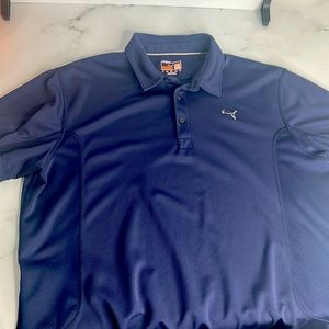 Mens Navy Blue PumaGolf Polo Shirt! Size XL! Great Condition!